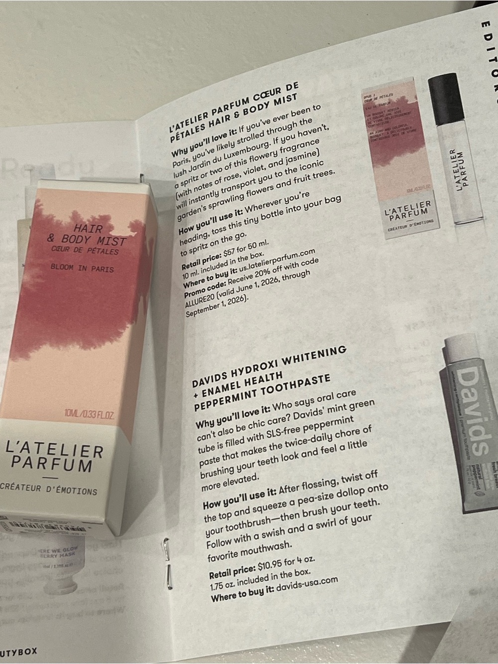 L’Atelier Cœur de Pétales Hair